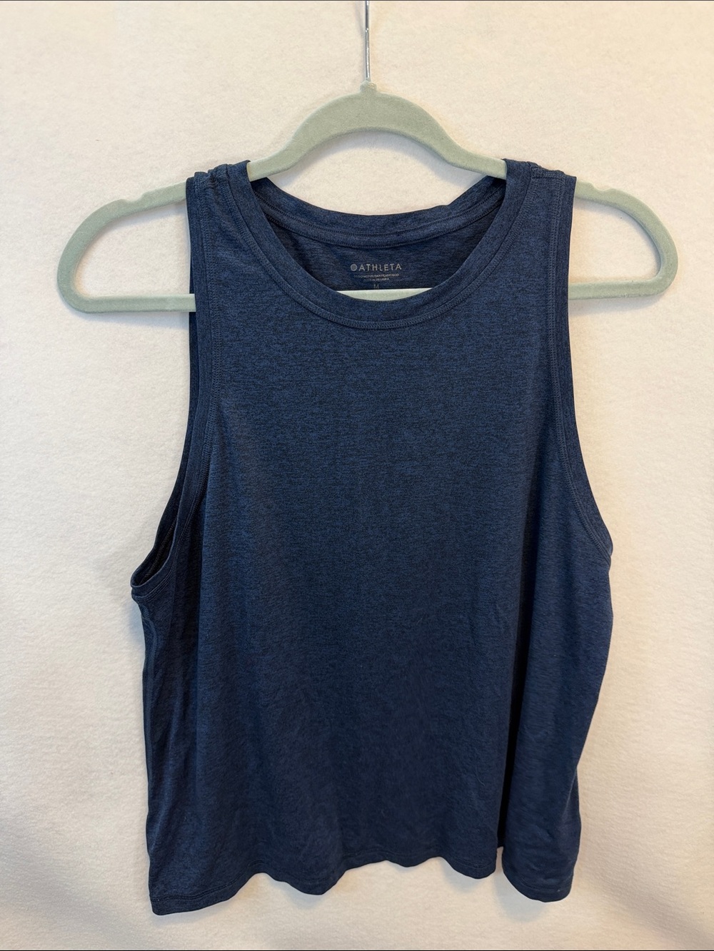 Athleta Navy Blue Muscle Tank Size Medium
